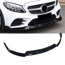 Cargar imagen en el visor de la galería, Ninte-front-lip-for-2019-2020-benz-w205-sport-c-class