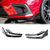 NINTE Front Splitter for  2022 2023 2024 Honda Civic ABS 2 Pieces Front Bumper Splitter