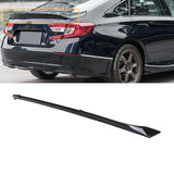 NINTE For 2018-2022 Honda Accord V Type Rear Spoiler Trunk Lip Spoiler Wing ABS Painted