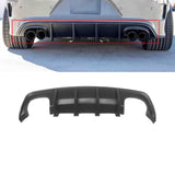 NINTE Rear Diffuser For 2020-2023 Dodge Charger Widebody Quad Exhaust Rear Bumper Lip