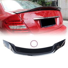 Load image into Gallery viewer, Ninte r style spoiler for benz 08-14 w204 gloss black