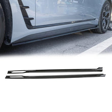 Charger l&#39;image dans la galerie, Ninte racing style side skirts for bmw 4 series 4dr g26 gloss black