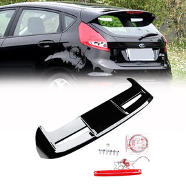 NINTE For 2009 - 2019 Ford Fiesta Hatchback ST Style Roof Spoiler Rear Window Boot Roof Spoiler Wing Rear Spoiler - NINTE