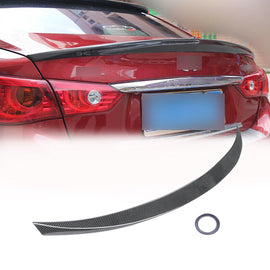NINTE For 2014 - 2024 Infiniti Q50 OE Style Rear Spoiler ABS Trunk Spoiler Rear Wing - NINTE