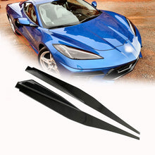 Load image into Gallery viewer, Ninte-style-side-skirts-for-corvette-c8-carbon-fiber-look