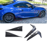 NINTE Side Splitters Vent Covers For 2022 2023 2024 Toyota GR86 Subaru BRZ ABS Painted Garnish Trim