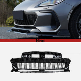 NINTE JDM GR Honeycomb Style Grille for 2022-2025 Subaru BRZ Replacement Gloss Black