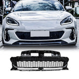 NINTE For 2022 2023 2024 Subaru BRZ Mesh Grille Replacement Gloss Black