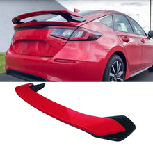 Cargar imagen en el visor de la galería, NINTE Rear Spoiler For 2022 2023 11th Gen Honda Civic Hatchback Rallye Red
