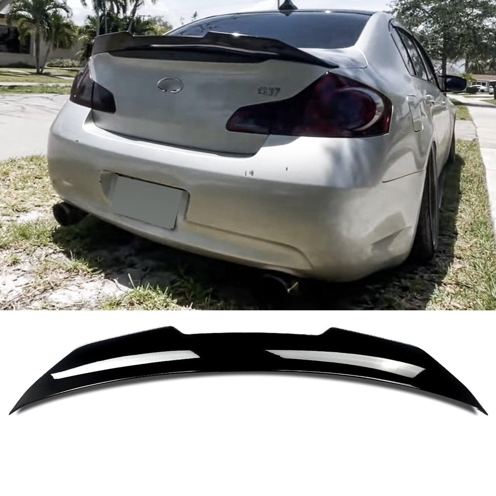 NINTE For Infiniti G35 G37 Rear Spoiler Fit 4 Doors Sedan Model PSM Style