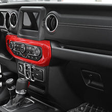 Cargar imagen en el visor de la galería, Ninte Jeep Wrangler JL 2018-2019 Interior Air Conditioning Adjustment Panel Cover - NINTE