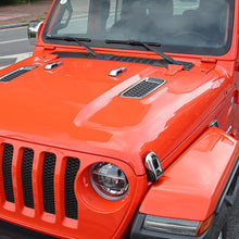 画像をギャラリービューアに読み込む, Ninte Jeep Wrangler JL 2018-2019 ABS Chrome Engine Hood Water Spray Cover - NINTE