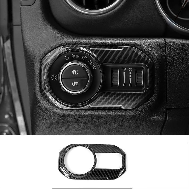 Ninte Jeep Wrangler JL 2018-2019 Headlight Lamp Switch Button Decoration Cover - NINTE