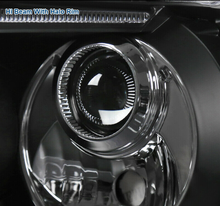 Cargar imagen en el visor de la galería, Fit Toyota 07-13 Tundra 08-17 Sequoia Black LED Halo Projector Headlights Pair - NINTE