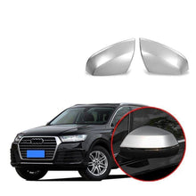 Cargar imagen en el visor de la galería, NINTE Audi Q7 2016-2019 Carbon Fiber &amp; Chrome Rear View Mirror Covers - NINTE