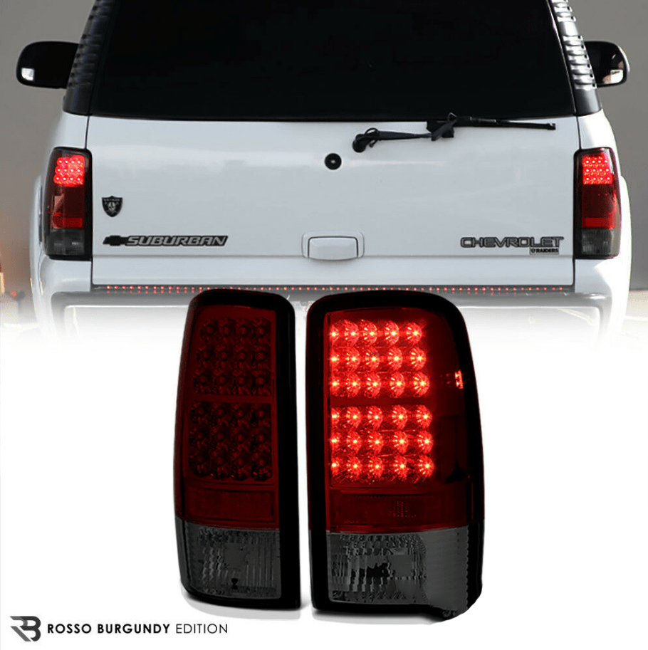 Ninte Tail Light For 00-06 Chevy Suburban Rear Signal Brake Lamp Red Smoke Light