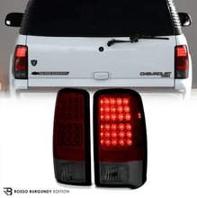 Cargar imagen en el visor de la galería, Ninte Tail Light For 00-06 Chevy Suburban Rear Signal Brake Lamp Red Smoke Light