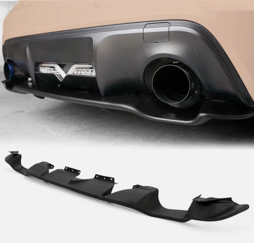 Rear Bumper Diffuser Lip Splitter Fit for Scion FR-S Toyota 86 Subaru BRZ 2013-2020 Sport Style