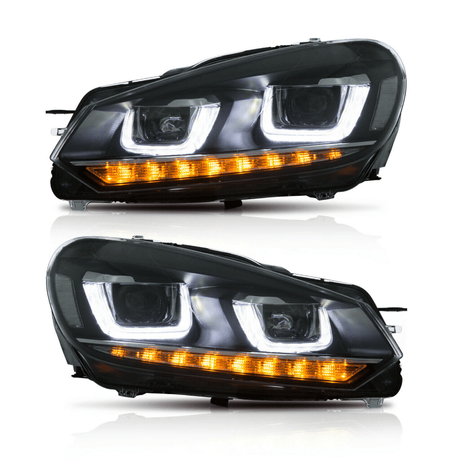 LED Headlights & Tail Lights Fit For VW VOLKSWAGEN Golf MK6 6 GTI 2010-2014