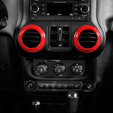 画像をギャラリービューアに読み込む, NINTE Jeep Wrangler JL 2018-2019 Dashboard Panel Air Conditioning Vent Outlet Decoration Cover Ring - NINTE
