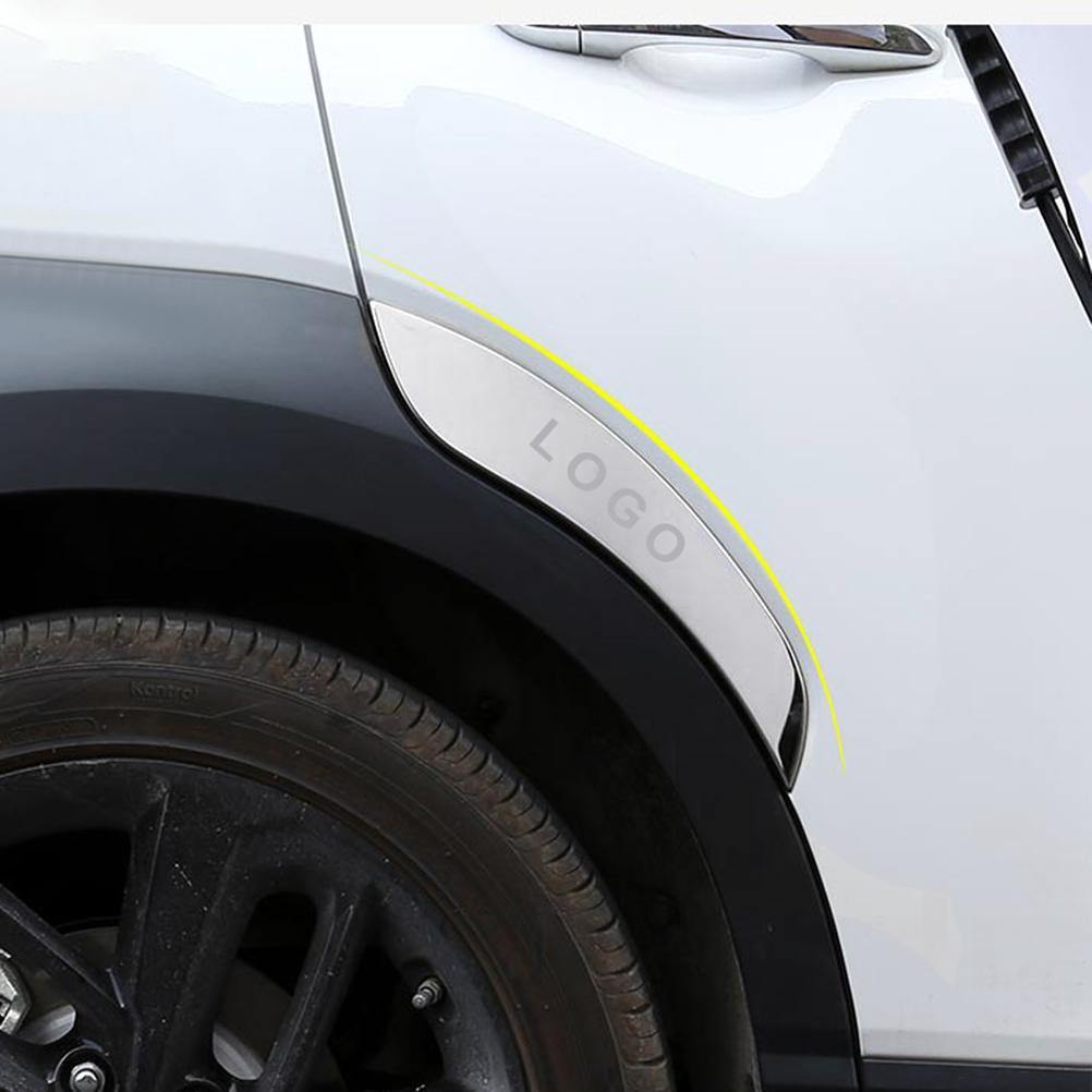Ninte Hyundai Kauai Kona Encino 2017-2020 SUV Stainless Outer Wheel Eyebrow Round Arc - NINTE