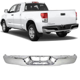 NINTE Rear Bumper Shell For 2007-2013 Toyota Tundra Step Bumper Shell Face Bar without Parking Aid Sensor Holes