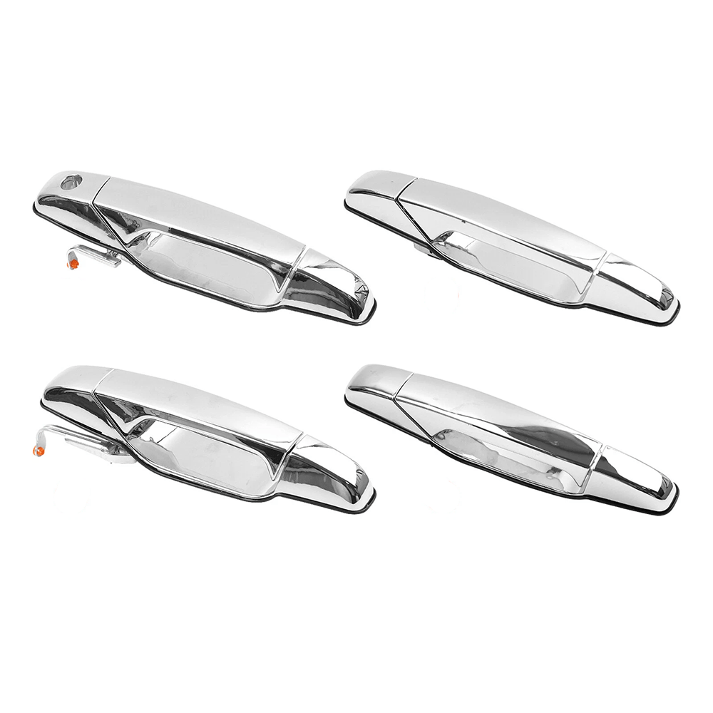 NINTE 4X Chrome Exterior Door Handle Set For 2007 - 2014 Chevy Tahoe GMC Yukon Sierra Denali - NINTE