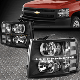 NINTE Headlight For 2007-2014 Chevy Silverado 1500 Head Lamps Replacement