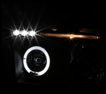 Charger l&#39;image dans la galerie, Fit Toyota 07-13 Tundra 08-17 Sequoia Black LED Halo Projector Headlights Pair - NINTE