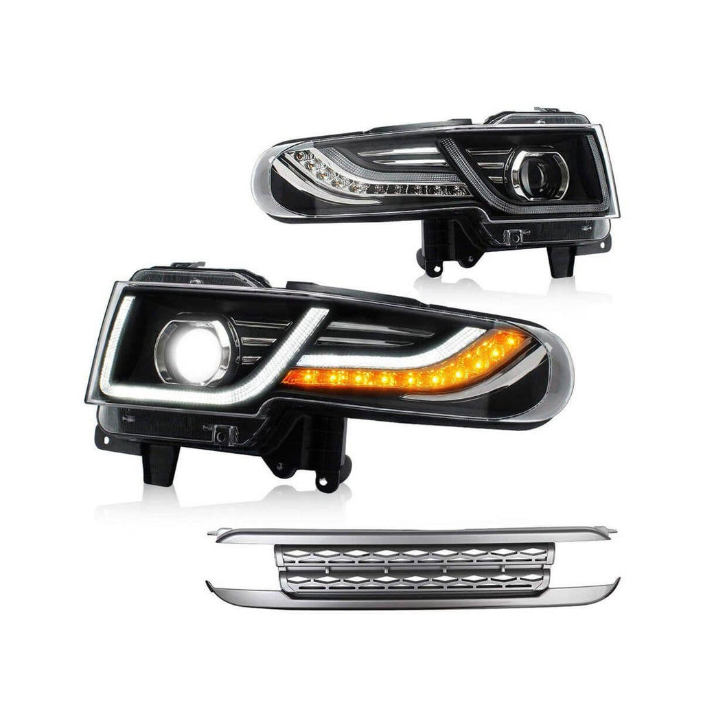 NINTE Headlight For Toyota Fj Cruiser 2007-2017 with Grille
