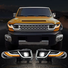 Charger l&#39;image dans la galerie, NINTE Headlight For Toyota Fj Cruiser 2007-2017 with Grille