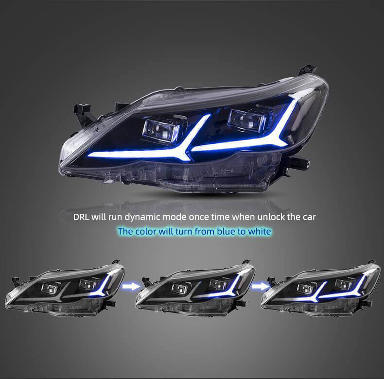 NINTE Headlight For 2010-2013 Toyota Mark X 