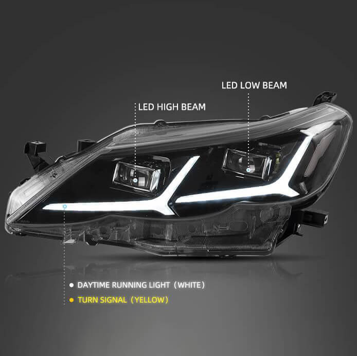 NINTE Headlight For 2010-2013 Toyota Mark X 