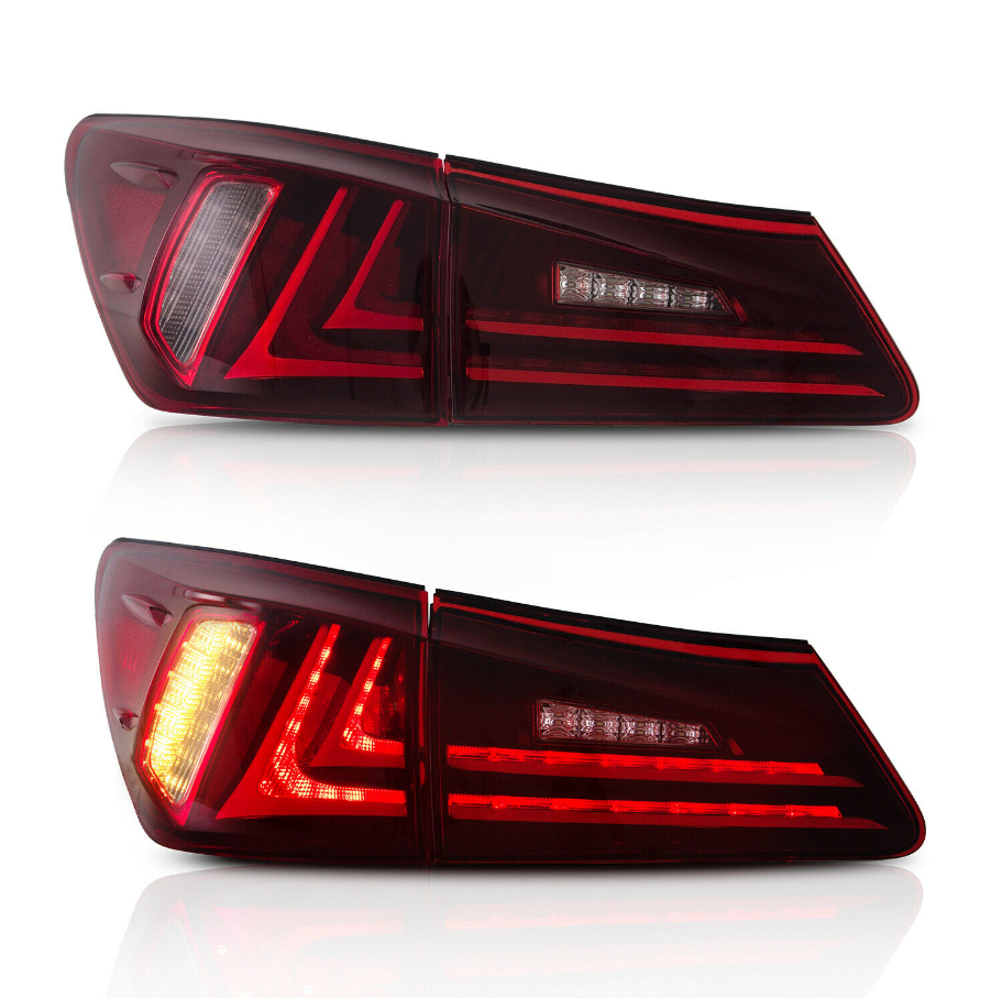 NINTE LED Headlights + Tail Lights For Lexus IS250 350 ISF 2006-2012 2 Pair - NINTE