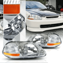 Load image into Gallery viewer, NINTE Headlight for 1996-1998 Honda Civic