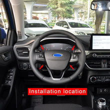 Cargar imagen en el visor de la galería, Ninte Ford Focus 2019-2020 ABS Trims Stickers Interior Steering Wheel Cover - NINTE