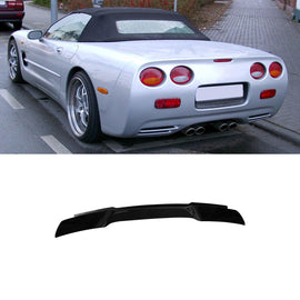 NINTE for Chevy Chevrolet Corvette C5 1997 - 2004 ZR1 Rear Spoiler Extended Style ABS Painted Rear Trunk Spoiler Bodykit Rear Wing with Acrylic Panel - NINTE