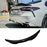 NINTE Rear Spoiler For 2018-2024 Toyota Camry TRD-Style Trunk Wing Spoiler ABS