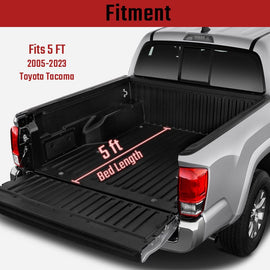 NINTE for 2005 - 23 Toyota Tacoma Truck 5FT Side Bed Molle Panel - NINTE