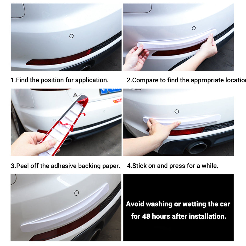 Universal Car Bumper Protector Strip for Collision and Scratch Prevention