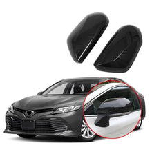 Laden Sie das Bild in den Galerie-Viewer, NINTE Toyota Camry 2018-2020 Carbon Fiber&amp; Chrome Side Door Rear View Mirror Covers - NINTE