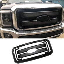 Cargar imagen en el visor de la galería, NINTE Grille Cover For 2011-2016 Ford F-250 F-350 F-450 ABS Painted Grille overlay NOT REPLACEMENT