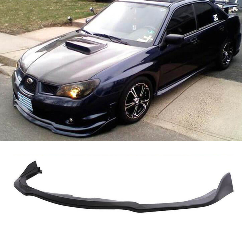 NINTE Front Lip For Subaru Impreza WRX STI 2006 2007 CS2 Style Lower Bumper Diffuser