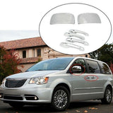 NINTE Mirror Cap For Dodge Grand Caravan Chrysler Town&Country CHROME Rear View Mirror Cover