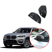 Load image into Gallery viewer, NINTE BMW X3 X4 X5 X6 F25 F26 F15 F16 G01 2018-2019 Carbon Fiber &amp; Chrome Mirror Covers - NINTE