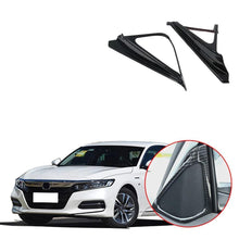 Laden Sie das Bild in den Galerie-Viewer, Ninte 2 PCS ABS Carbon Style Car Front Door Internal Triangle Styling Trim Decoration For 2018-2019 10th Honda Accord - NINTE
