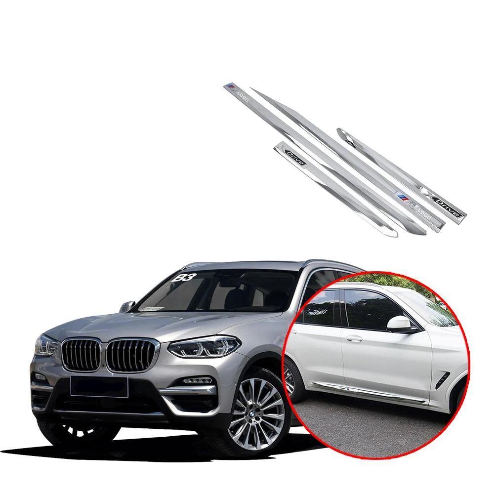 NINTE Door body side Molding Guard Cover Trim For BMW X3 2018 2019 - NINTE