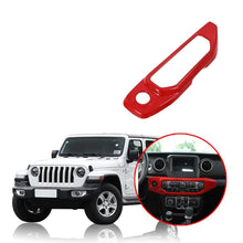 Cargar imagen en el visor de la galería, Ninte Jeep Wrangler JL 2018-2019 Interior Air Conditioning Adjustment Panel Cover - NINTE