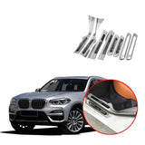 NINTE Door Sill For 2018-2021 BMW X3 G01 Scuff Guard Protector Plate