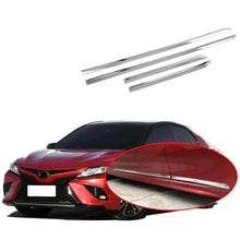 Charger l&#39;image dans la galerie, Toyota Camry 2018-2019 Chrome Car Body Scuff Strip Side Door Molding Streamer Cover Trim Protector - NINTE